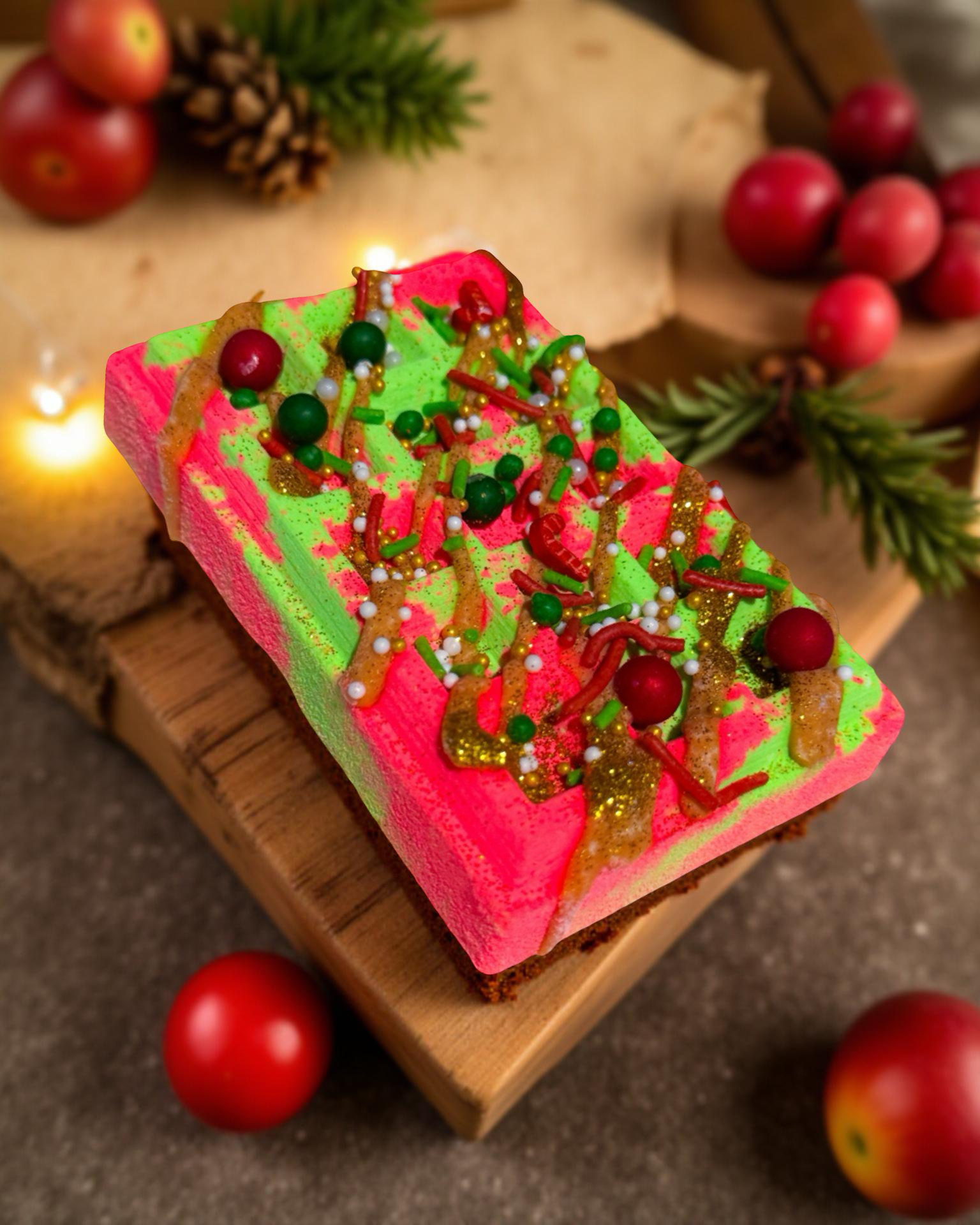 Christmas Waffle Bath Bomb