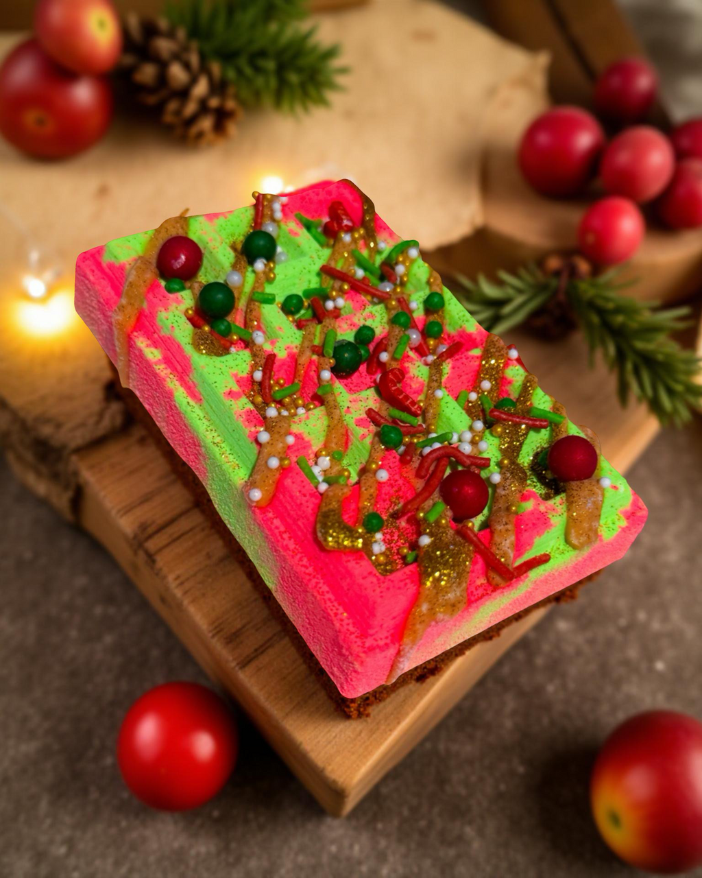 Christmas Waffle Bath Bomb