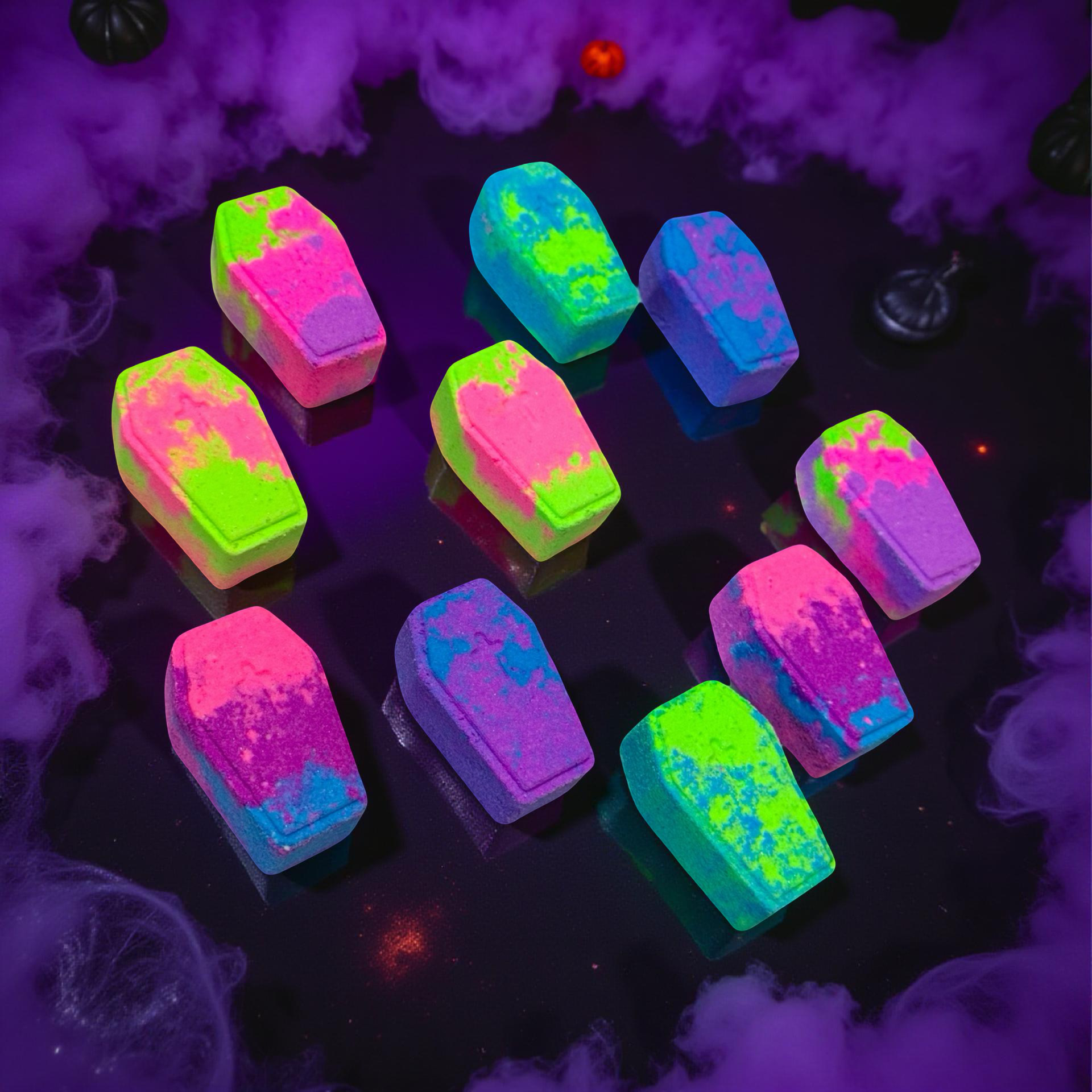 The Coffin Collection Mini Bath Bomb Set (10 Pack)