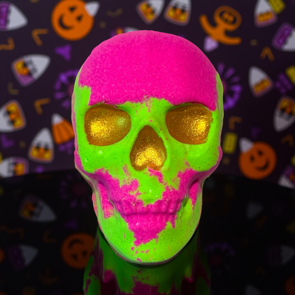 Elder Skull Bath Bomb - Toffee Apple Lollies