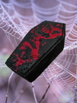 Coffin Bath Bomb - Cross/Web - Blood Splatter - Red Frogs