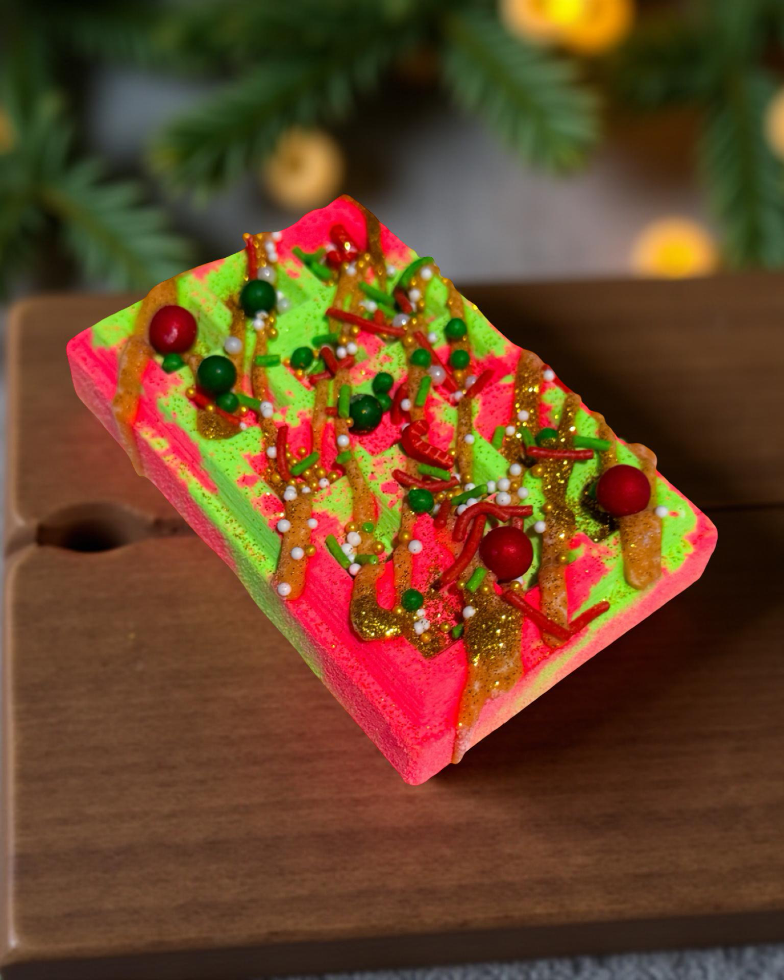 Christmas Waffle Bath Bomb