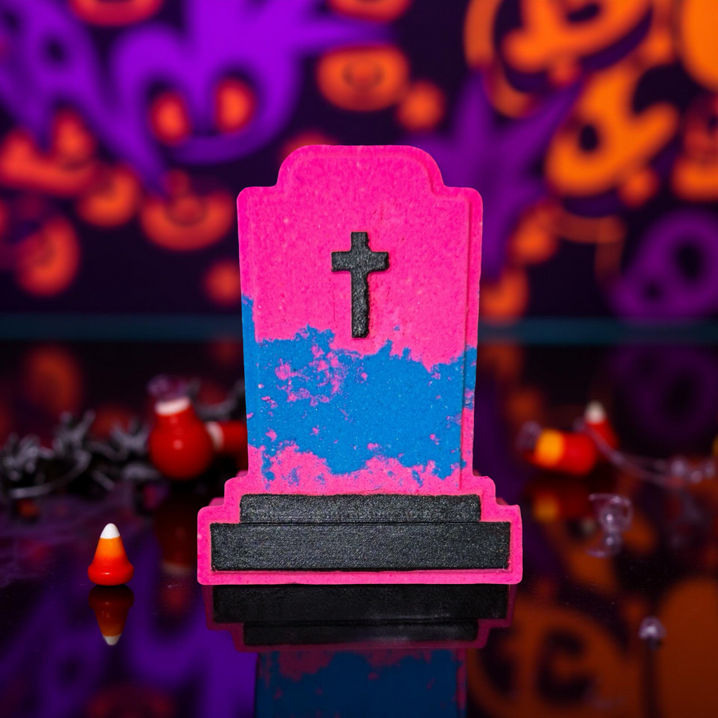 The Final Plunge Tombstone Bath Bomb - Unicorn Farts