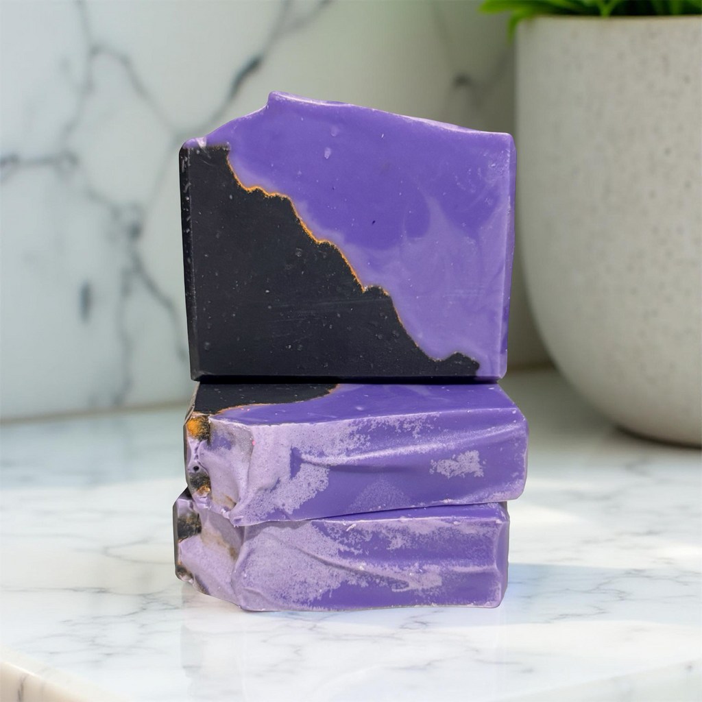 Wild Lavender & Charcoal Cold Processed Soap