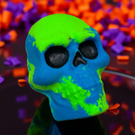 Wailing Wisp Skull Bath Bomb - Lime Cordial