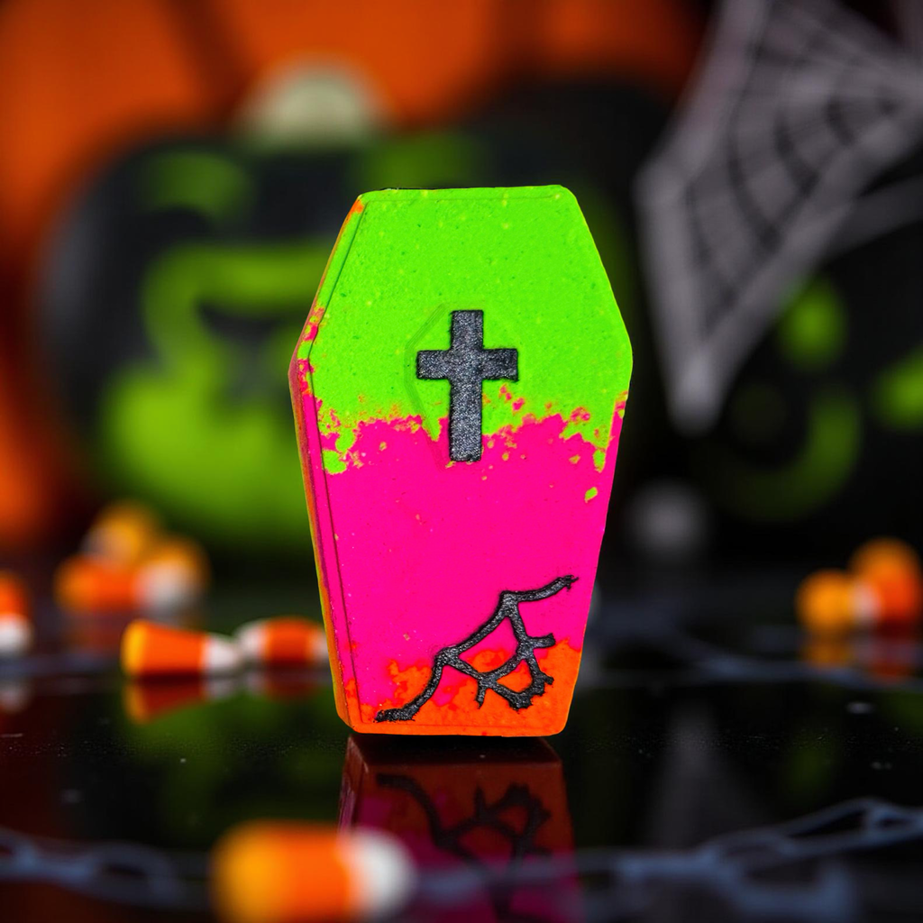 The Weaver’s Rest Coffin Bath Bomb - Mango Passionfruit Sorbet