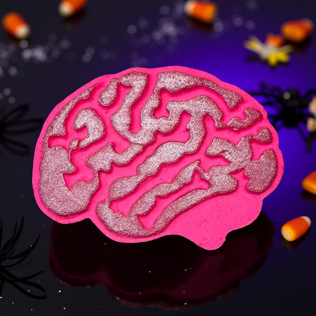 Mind Over Matter Brain Bath Bomb - Toffee Apple Lollies