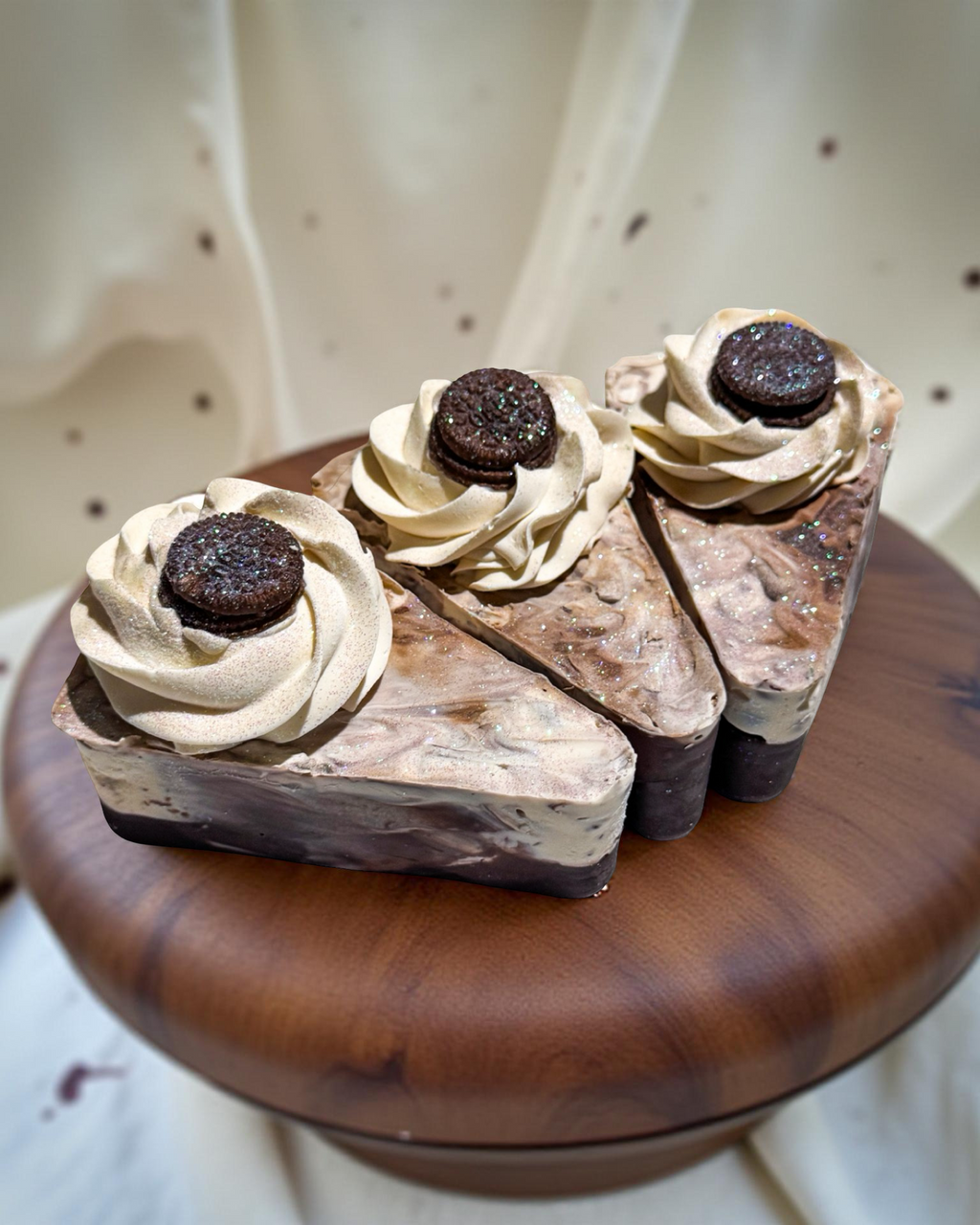 Cookies & Cream Soap Cake Cold Process Soap