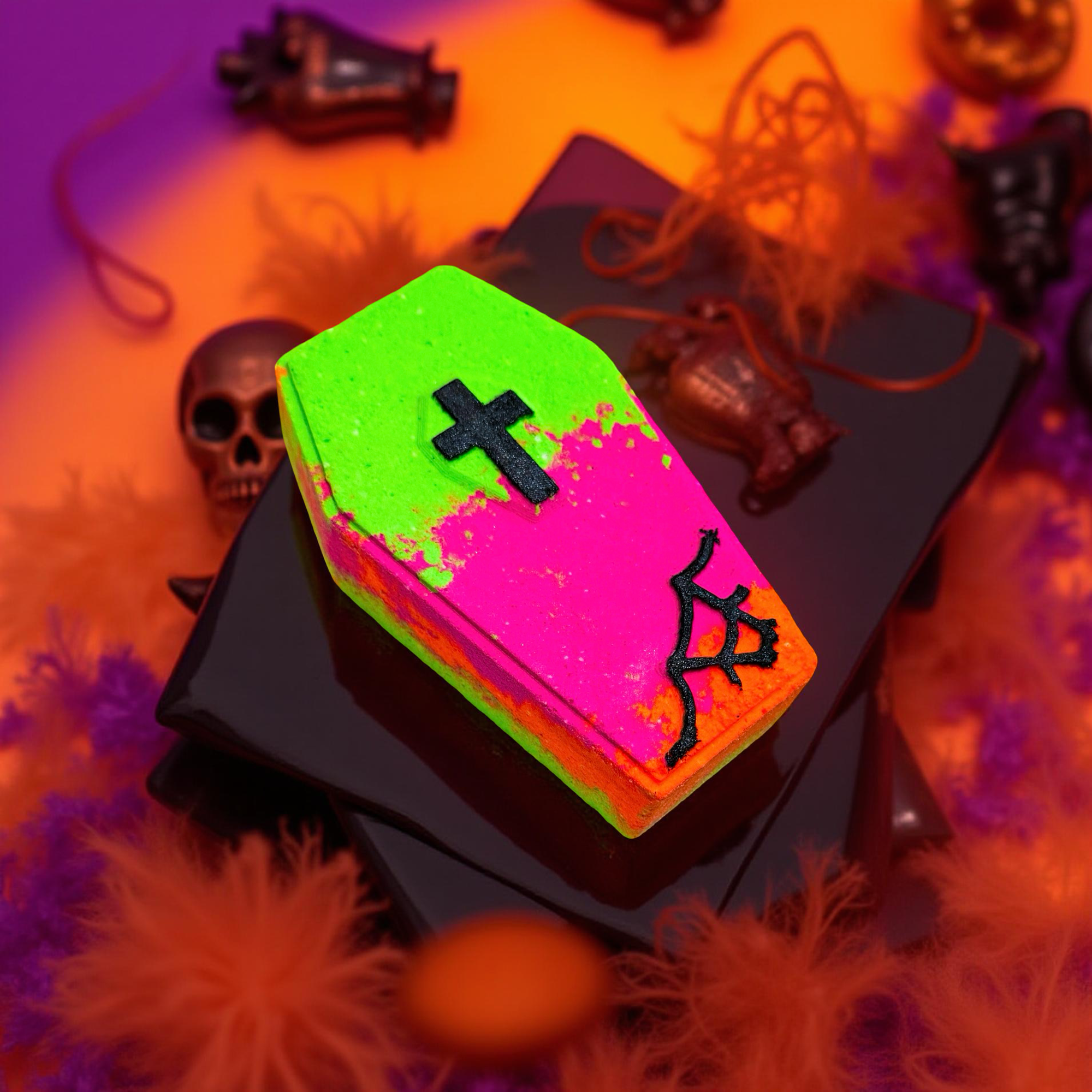 The Weaver’s Rest Coffin Bath Bomb - Mango Passionfruit Sorbet