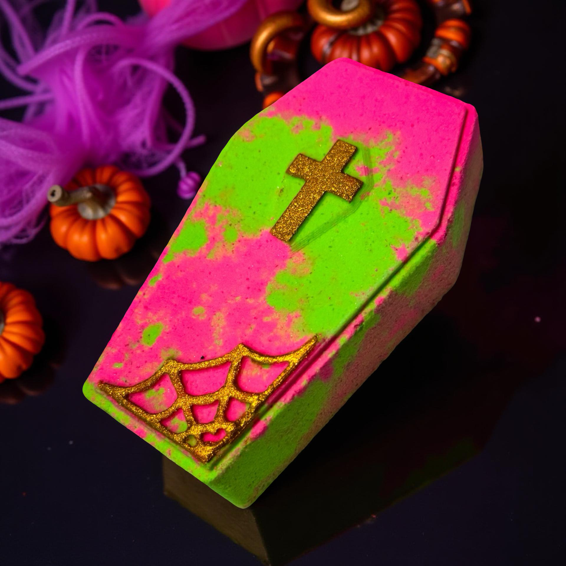 The Weaver’s Rest Coffin Bath Bomb - Toffee Apple Lollies