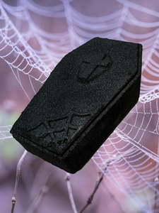 Coffin Bath Bomb - Cross/Web - Red Frogs