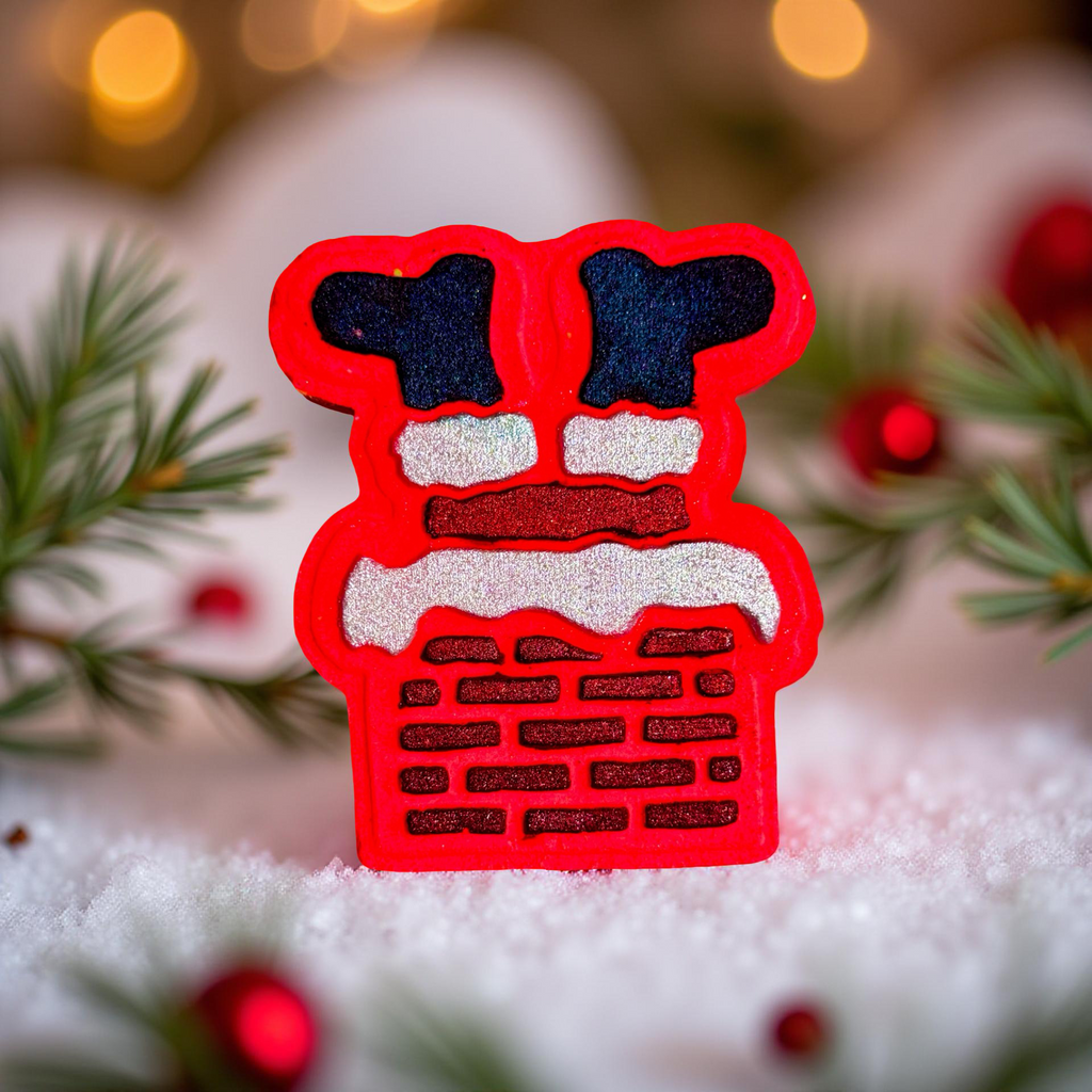 Santas Chimney Bath Bomb - Red Frogs