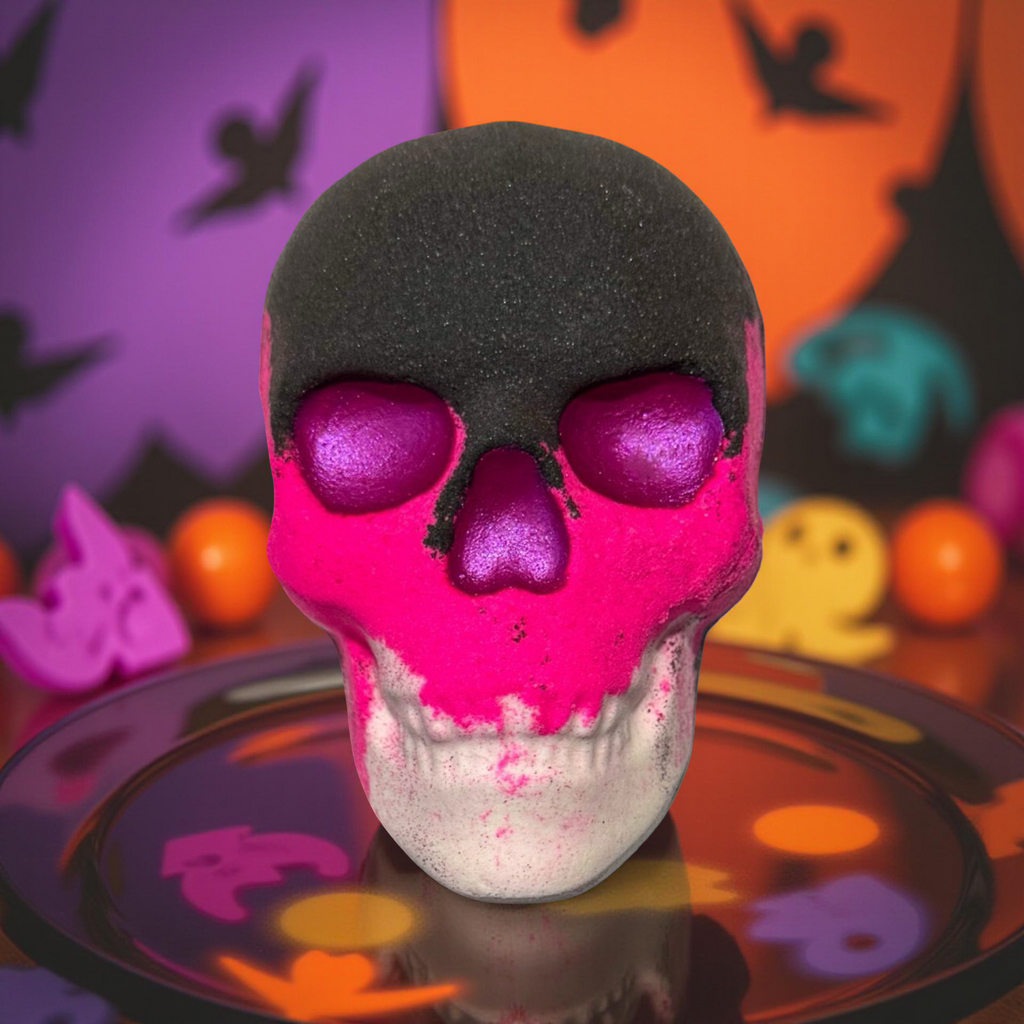 Elder Skull Bath Bomb - Strawberry Milk