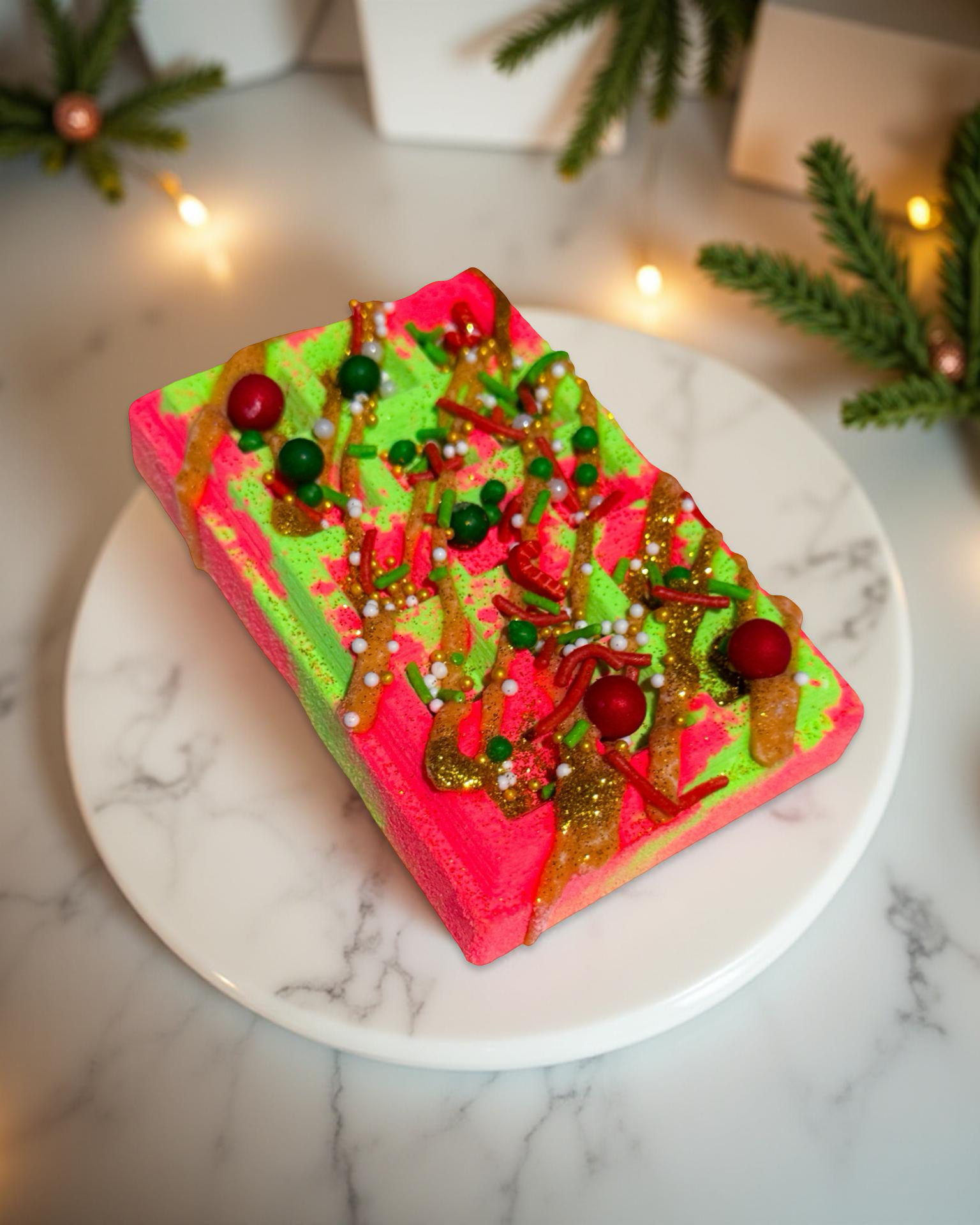 Christmas Waffle Bath Bomb